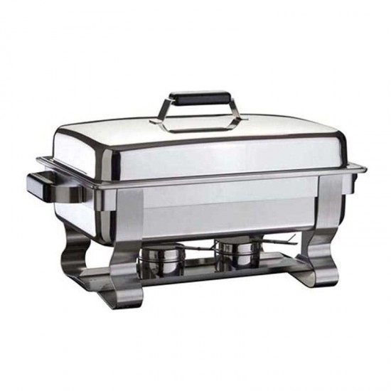 Öztiryakiler Normal Kapaklı Chafing Dish, GN 1-1, Elektrikli+Jel Yakıtlı